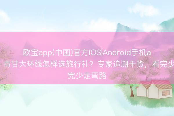 欧宝app(中国)官方IOS|Android手机app下载 青甘大环线怎样选旅行社？专家追溯干货，看完少走弯路