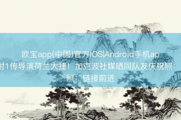 欧宝app(中国)官方IOS|Android手机app下载 