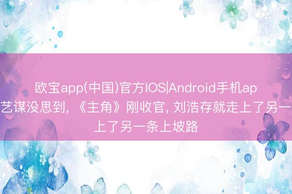 欧宝app(中国)官方IOS|Android手机app下载 张艺谋没思到, 《主角》刚收官, 刘浩存就走上了另一条上坡路